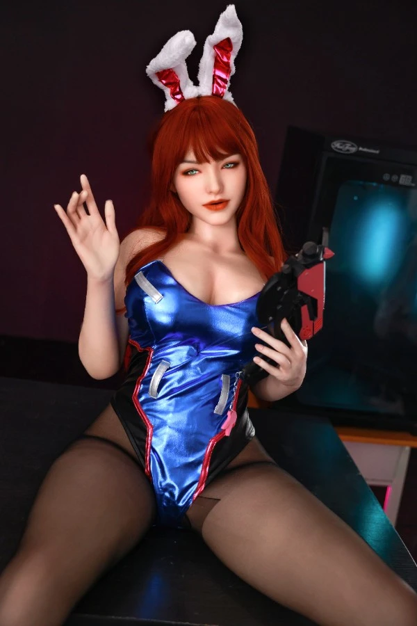 Sexy Redhead Silicone Sex Doll Marley 165cm (Movable Jaw With Oral Structure)