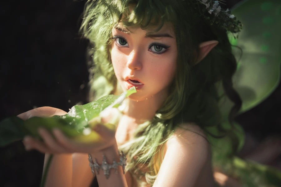 Full Silicone Elf Sex Doll Erin 159cm (Movable Jaw With Oral Structure)