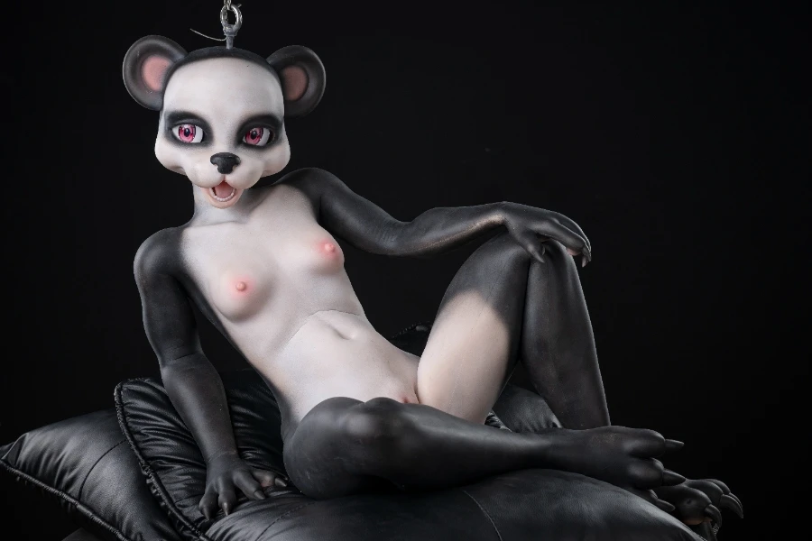 Animal Alien Furry Silicone Panda Sex Doll