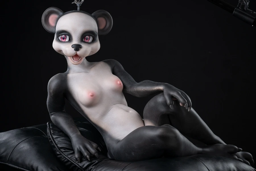 Animal Alien Furry Silicone Panda Sex Doll