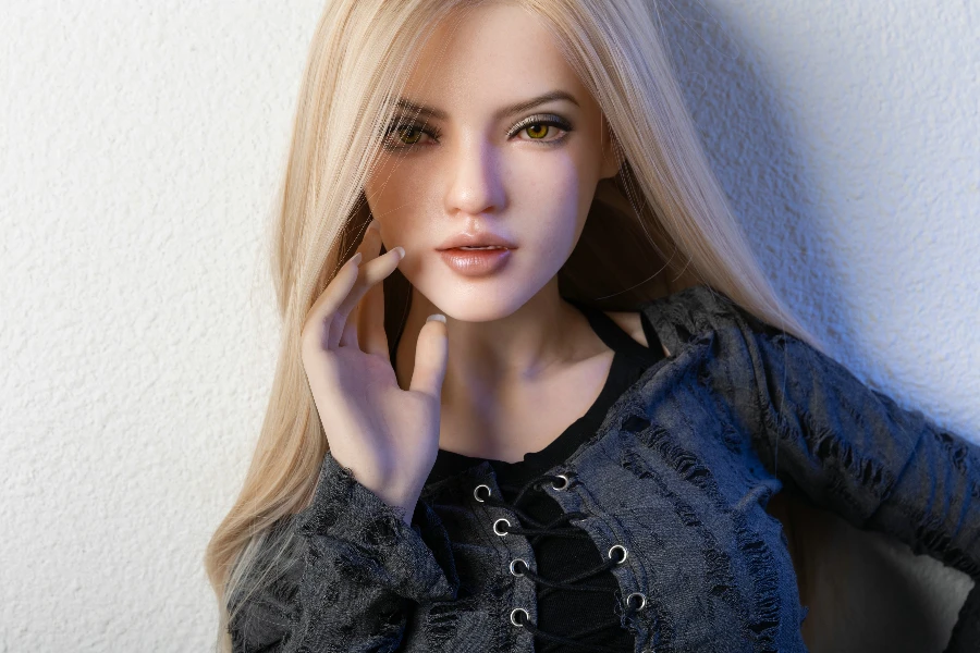High End Silicone Blonde Sex Doll Vanya 166cm