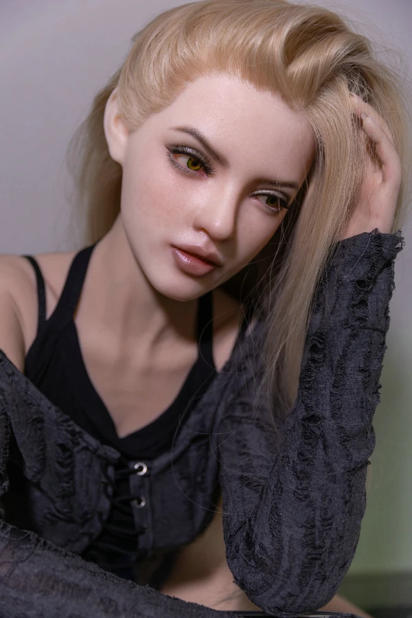 High End Silicone Blonde Sex Doll Vanya 166cm