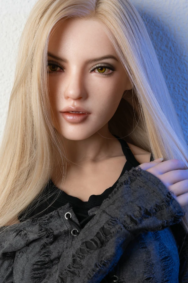 High End Silicone Blonde Sex Doll Vanya 166cm