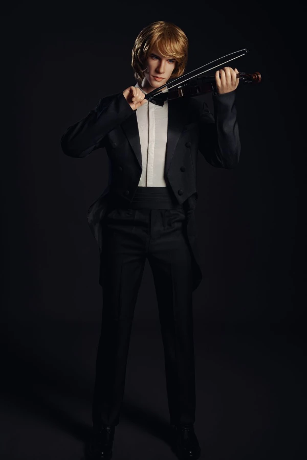 Handsome Elegant Blonde Silicone Male Sex Doll Richard 175cm (Movable Jaw With Oral Structure)
