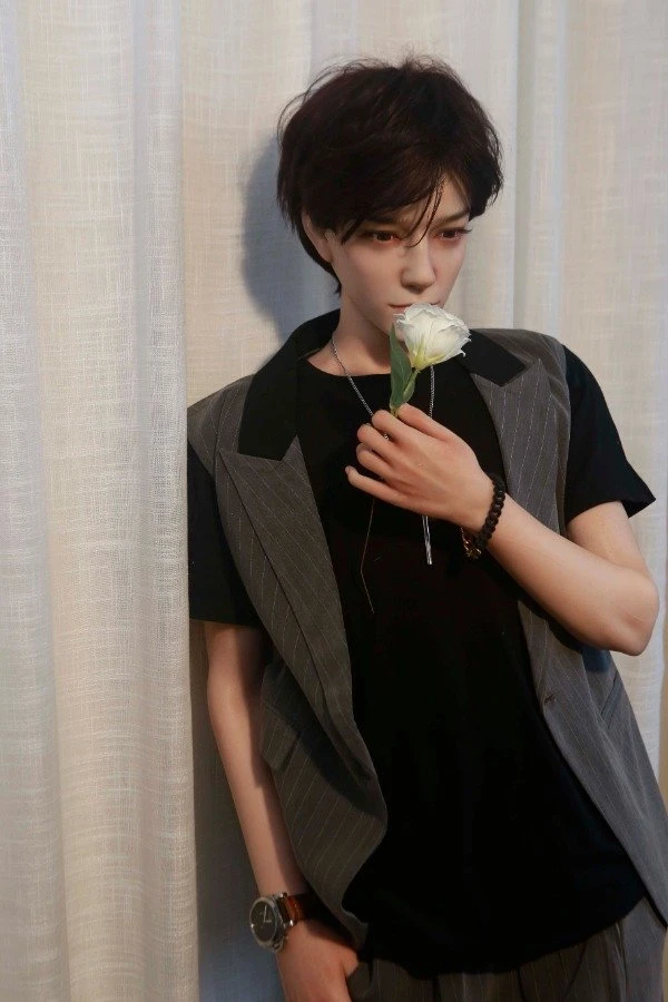 Realistic Handsome Gentle Asian Male Doll Edward 170cm