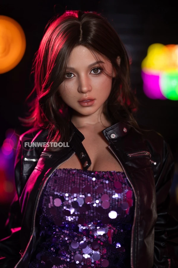 157cm G Cup Super Realistic Busty Silicone Sex Doll Lyra (Real Skin Texture, Soft Head, Free Clothes)