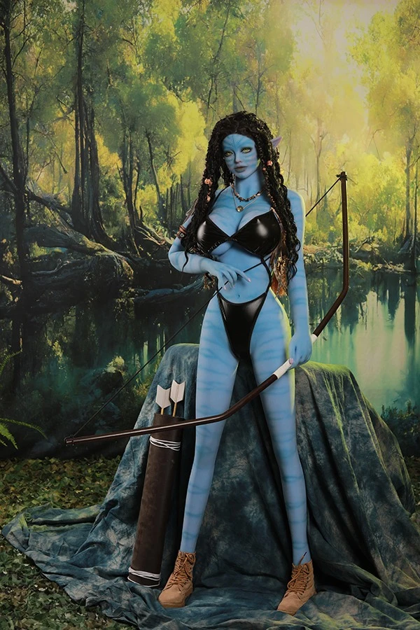 Busty Alien Anime Avatar Na vi Sex Doll Carly 165cm