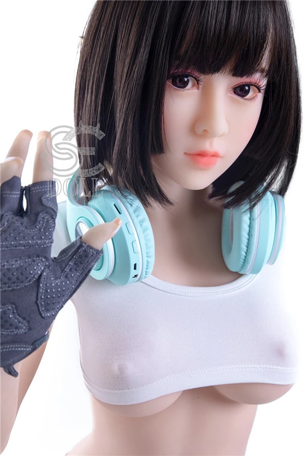 Pretty Black Short Hair Sex Doll Maia 151cm