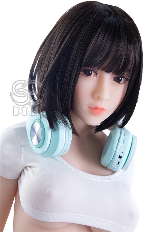 Pretty Black Short Hair Sex Doll Maia 151cm