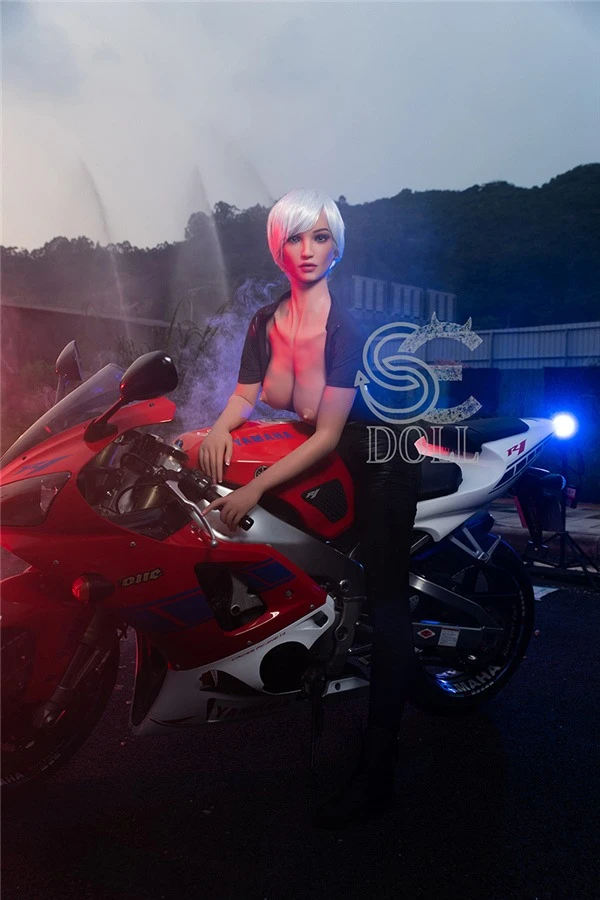 Sexy Silver Short Hair Sex Doll Nancy 167cm