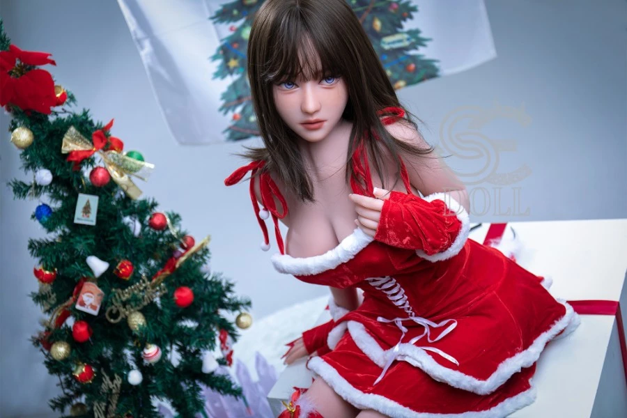 Beautiful Christmas Dress Up Sex Doll Kailani 153cm