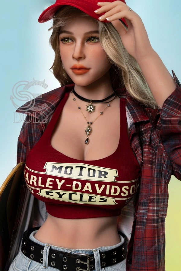Busty Blonde American Sex Doll Mira 161cm