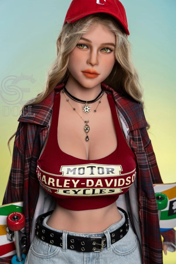 Busty Blonde American Sex Doll Mira 161cm