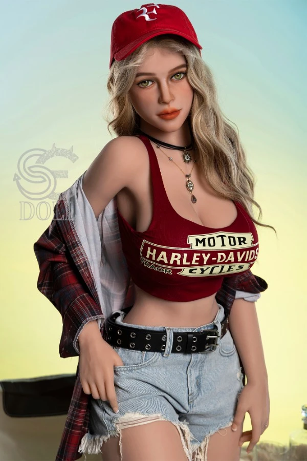 Busty Blonde American Sex Doll Mira 161cm