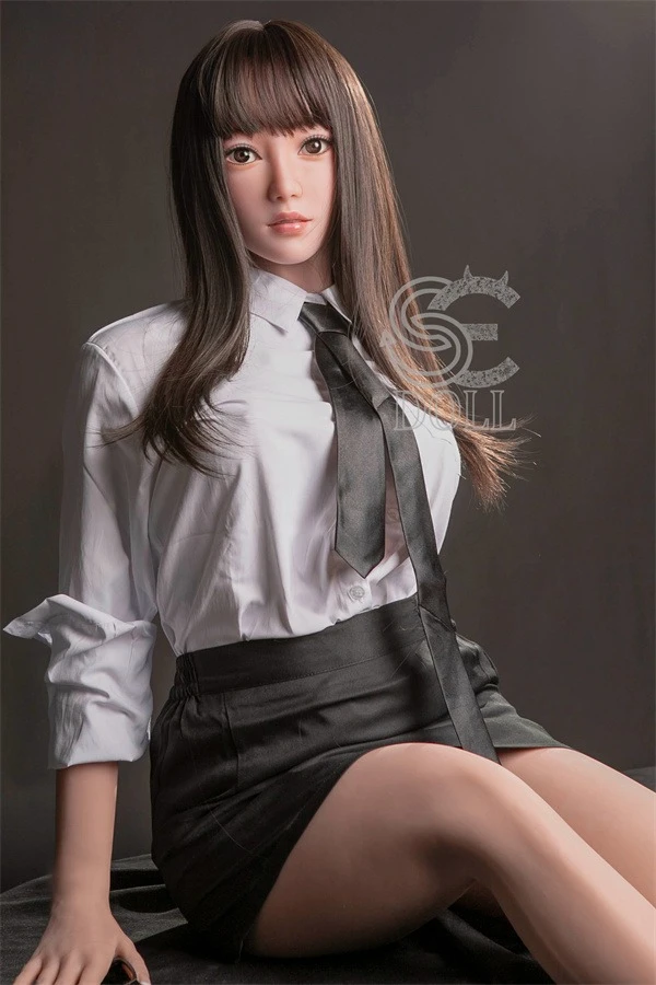 Lifelike Secretary Japanese Sex Doll Adalyn 163cm