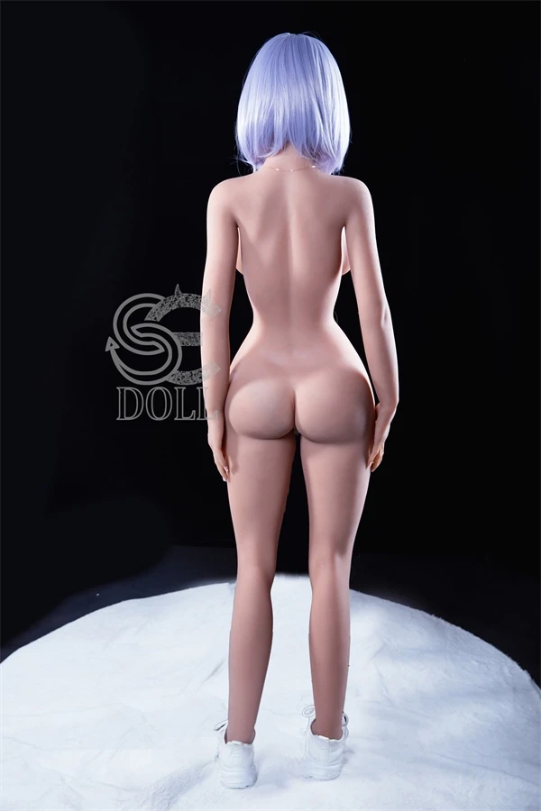 Lifelike Pretty Purple Hair Sex Doll Natsuki 161cm