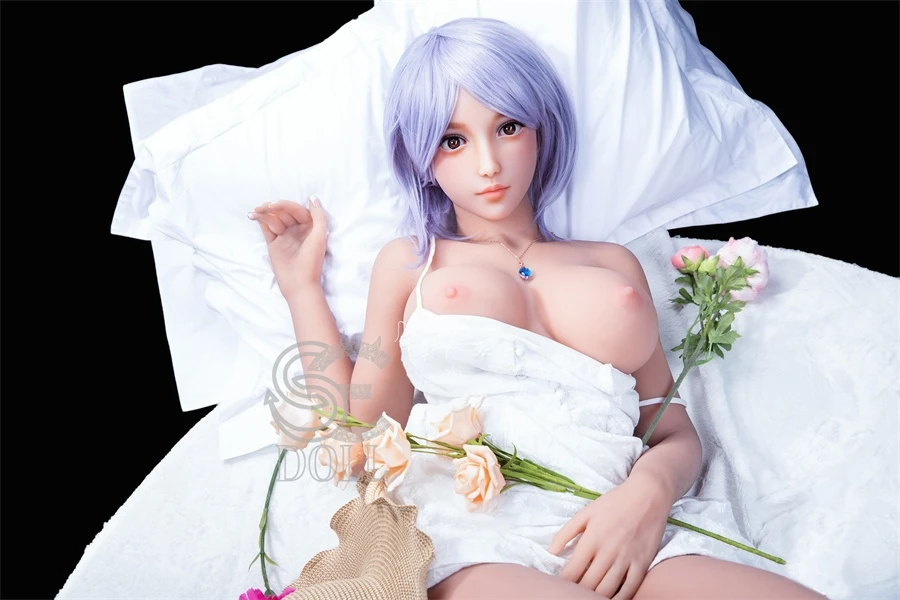 Lifelike Pretty Purple Hair Sex Doll Natsuki 161cm