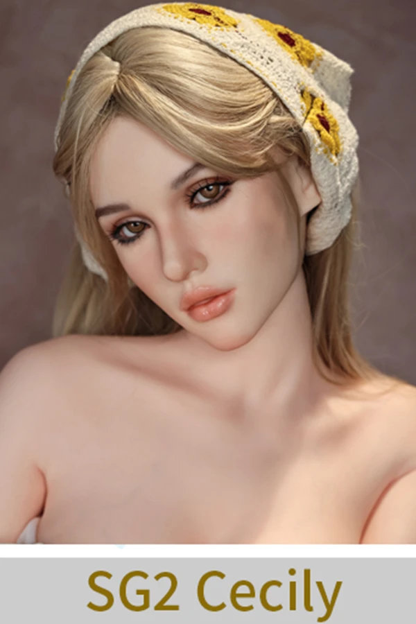Sigafun Doll Soft Silicone Head - US In Stock