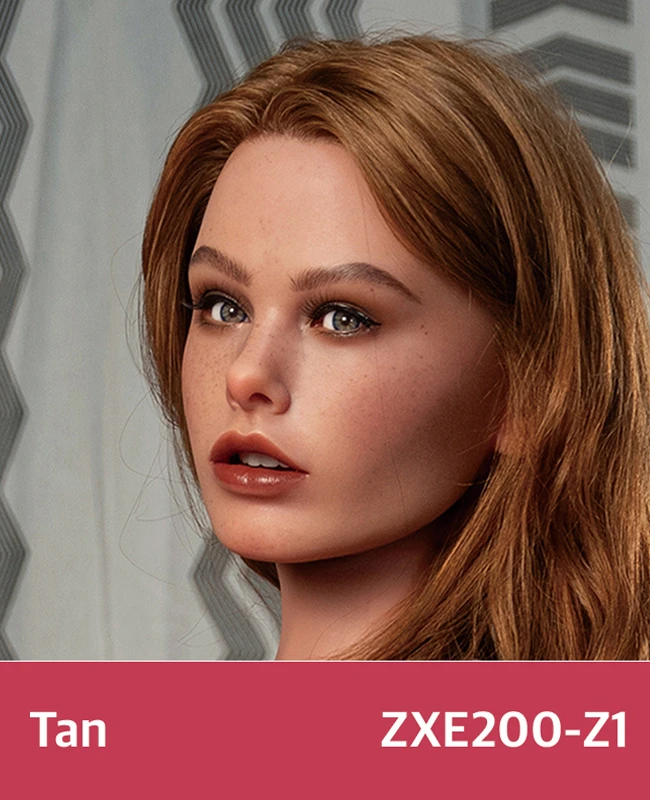 Zelex SLE Series ROS Silicone Head - Tan (Hair Implant)