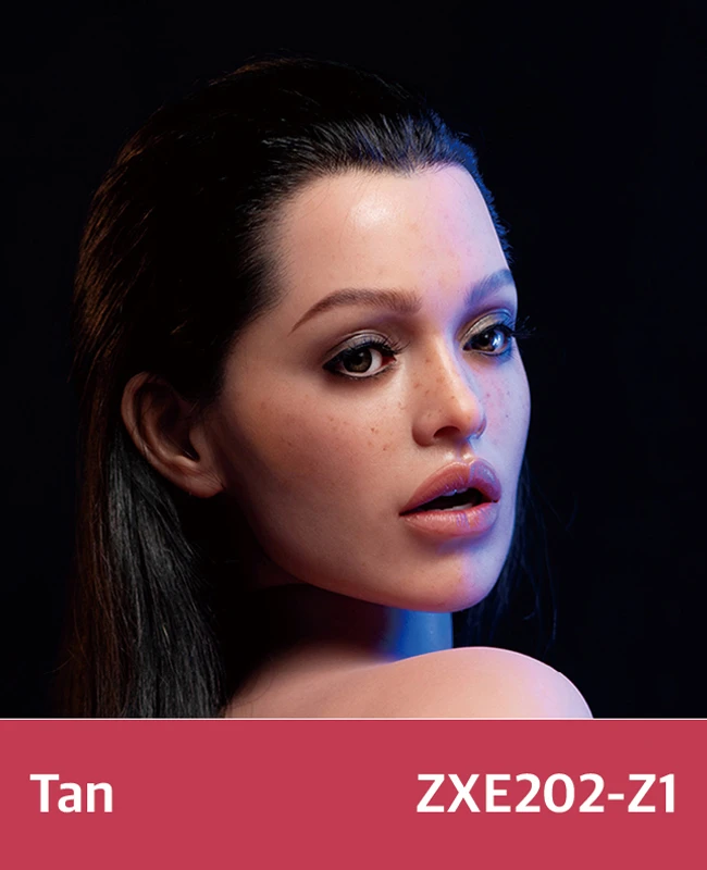 Zelex SLE Series ROS Silicone Head - Tan (Hair Implant)