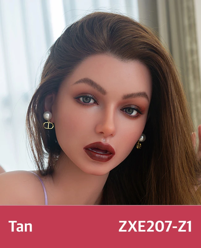 Zelex SLE Series ROS Silicone Head - Tan (Hair Implant)