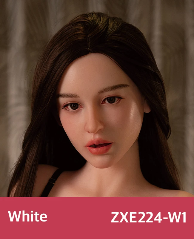 Zelex SLE Series ROS Silicone Head - White (Wig Version)