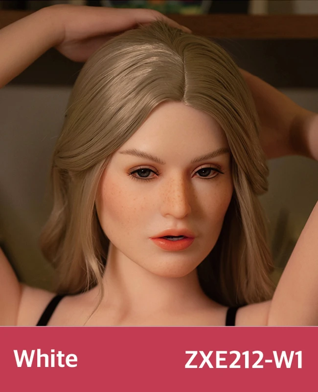 Zelex SLE Series ROS Silicone Head - White (Wig Version)