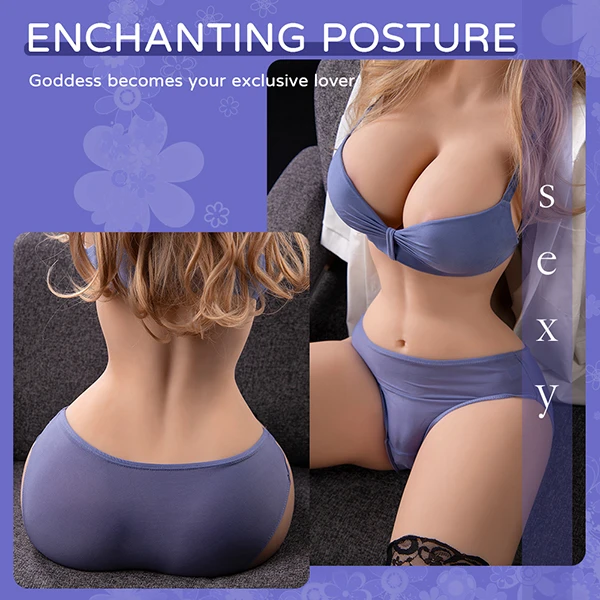57.3lb Beautiful Big Boobs Half Body Torso