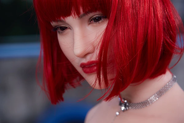 172cm H-cup Silicone Sexy Redhead Sex Doll Amanda