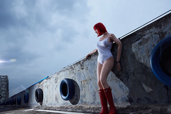 172cm H-cup Silicone Sexy Redhead Sex Doll Amanda