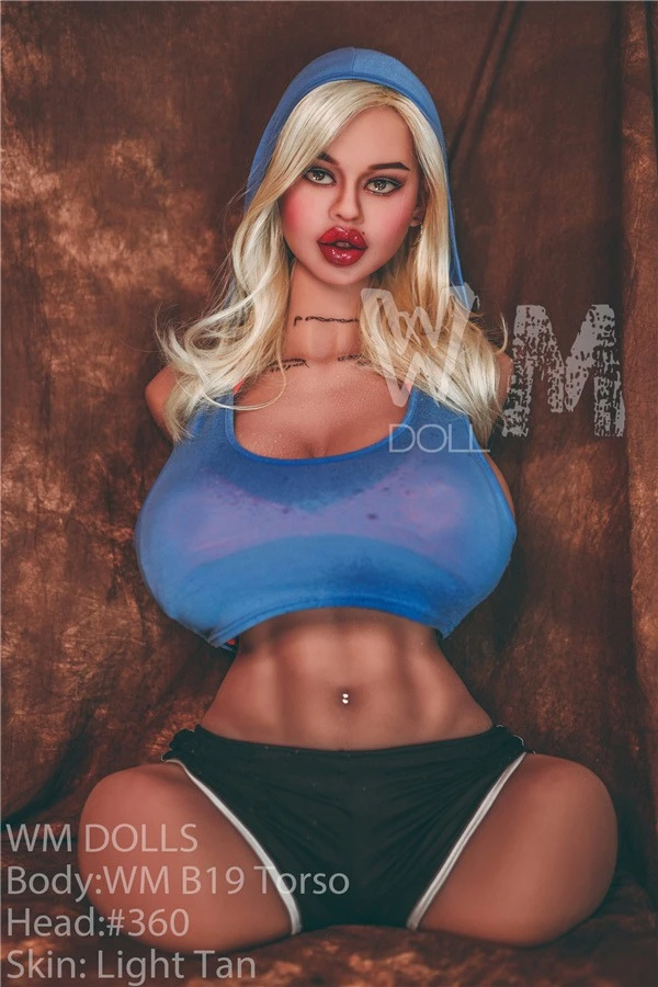 Huge Boobs Blonde WM Sex Doll Torso Avalynn 85cm