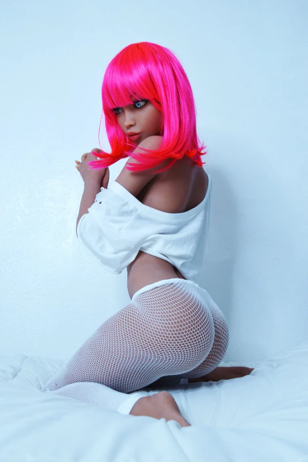 141cm C-cup Pink Hair Sex Doll Abbey