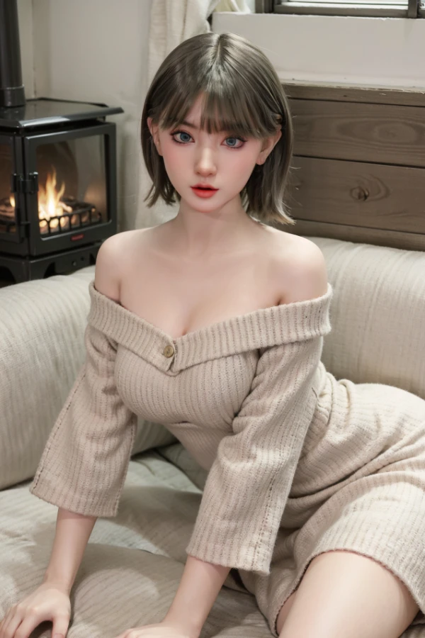 Short Hair Beauty Sex Doll Dortha 159cm