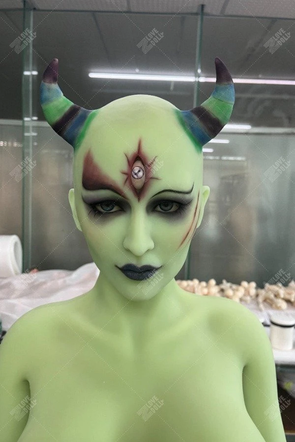 Mysterious Green Skin Alien Sex Doll Ayleen 168cm