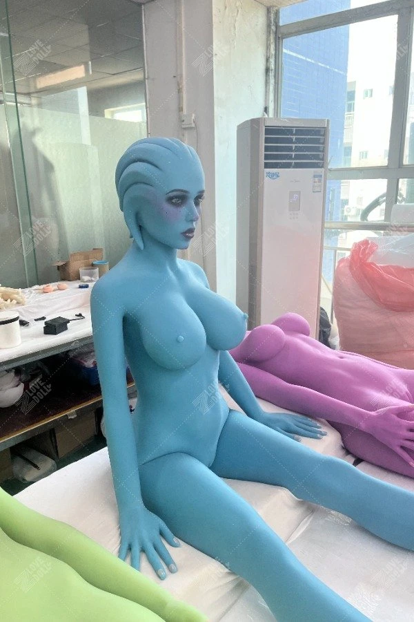 💥New Green Skin Alien Sex Doll Karsyn 156cm (Free 2nd Head)