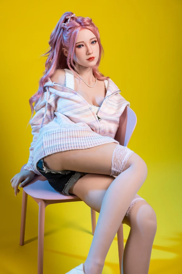 Tall Pink Hair Sex Doll Reese 170cm (Silicone Head) – Replaceable with Head and Body