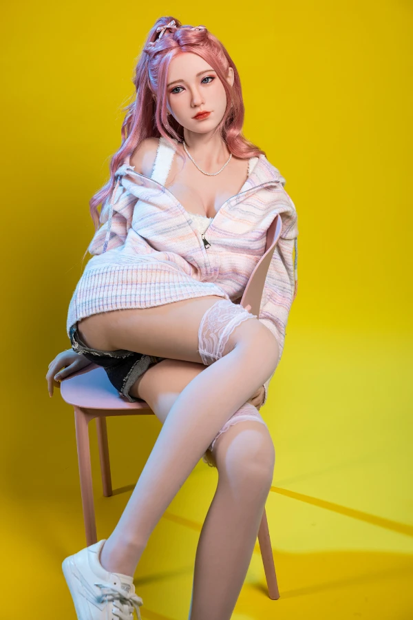 Tall Pink Hair Sex Doll Reese 170cm (Silicone Head) – Replaceable with Head and Body