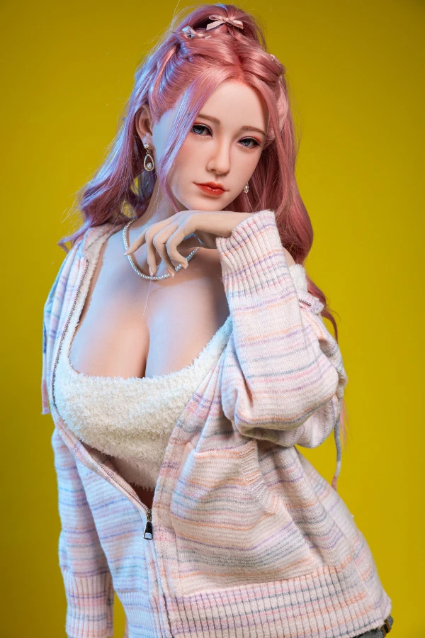 Tall Pink Hair Sex Doll Reese 170cm (Silicone Head) – Replaceable with Head and Body