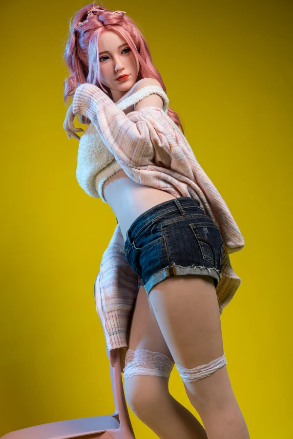 Tall Pink Hair Sex Doll Reese 170cm (Silicone Head) – Replaceable with Head and Body