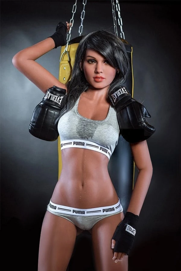 Real Life Sporty Ebony Sex Doll Josie 166cm (Free Random 2nd Head)