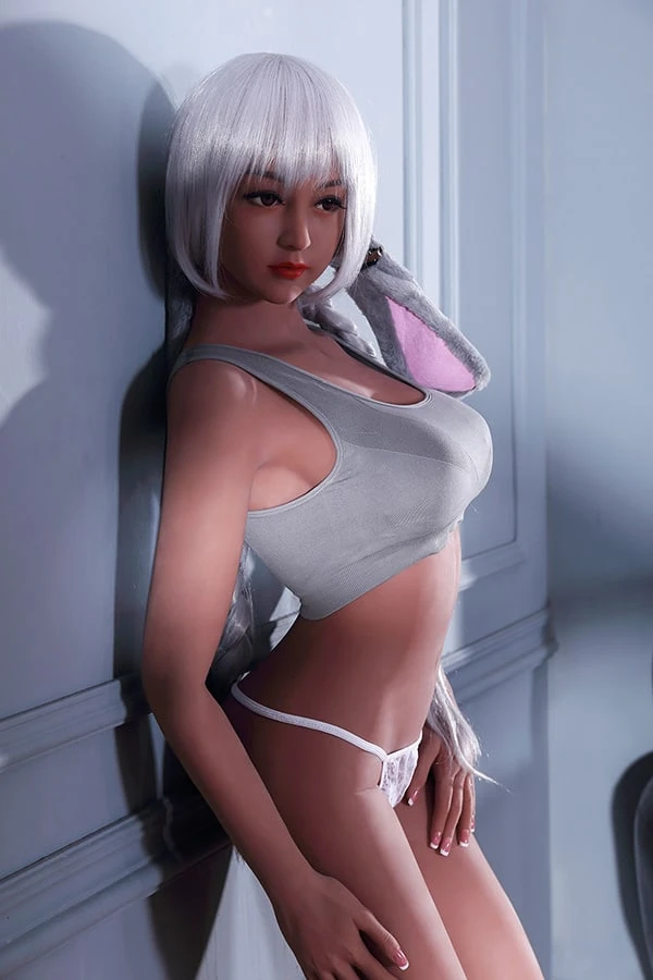 TPE Japanese Tanned Skin Sex Love Doll Rosa 158cm