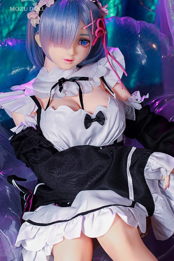 Maid Swimsuit Anime Sex Doll Rem 145cm (Free Doll Same Clothes)