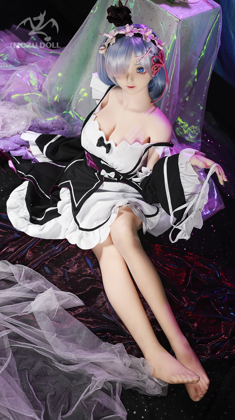Maid Swimsuit Anime Sex Doll Rem 145cm (Free Doll Same Clothes)