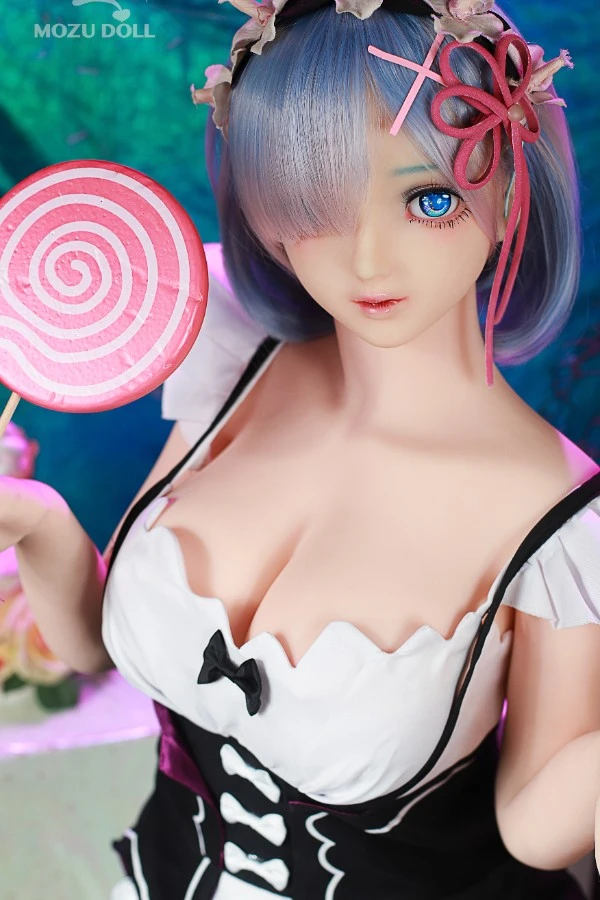 Maid Swimsuit Anime Sex Doll Rem 145cm (Free Doll Same Clothes)