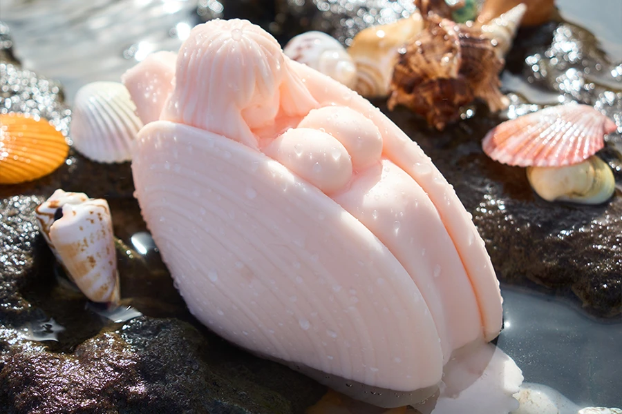 Fantasy Sex Toy White Clam