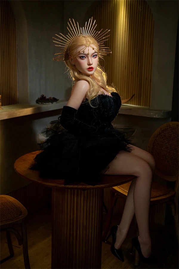 Fantasy Blonde Sex Doll Wren 164cm (Movable Jaw With Oral Structure)
