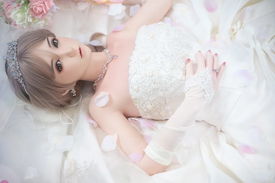 Beautiful Asian Bride Sex Doll Marry 150cm