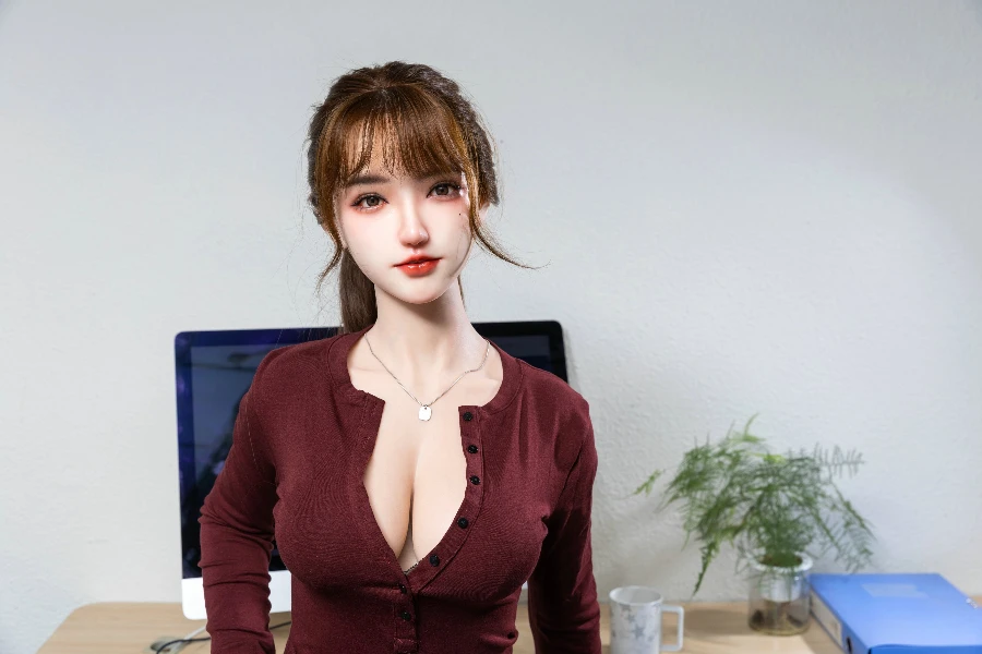 Beautiful Fair Skin Asian Silicone Sex Doll Marlee 166cm
