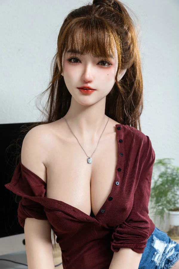 Beautiful Fair Skin Asian Silicone Sex Doll Marlee 166cm