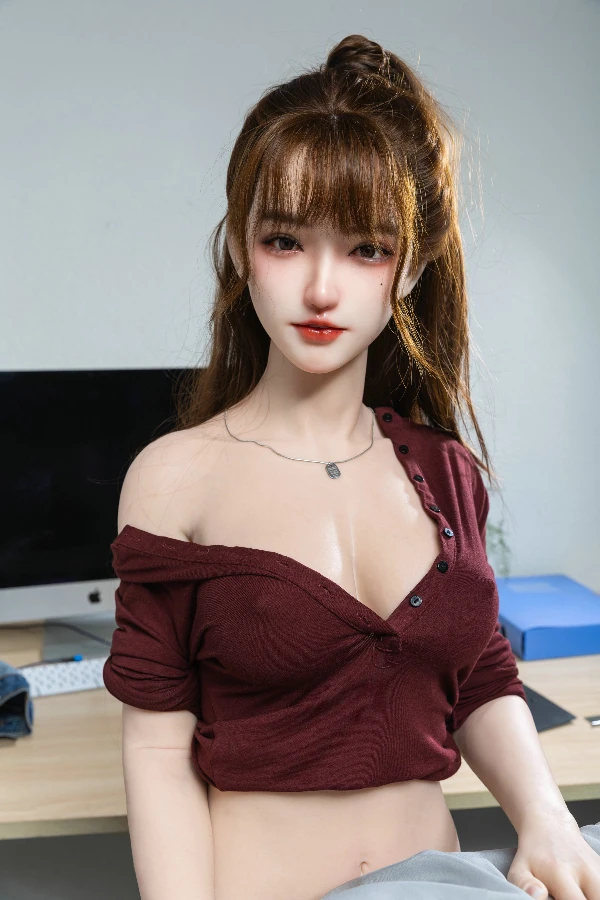 Beautiful Fair Skin Asian Silicone Sex Doll Marlee 166cm